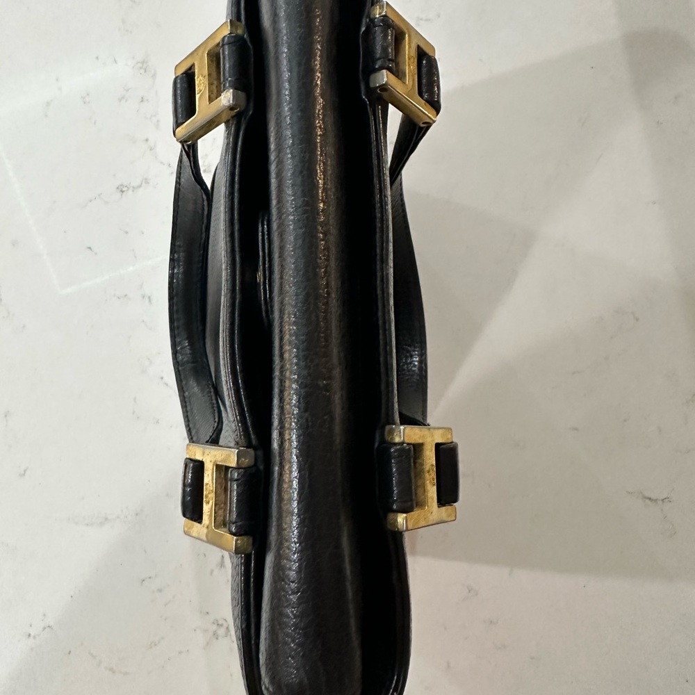 MCM Michael Cromer Black Leather Satchel Bag - Picture 6 of 10